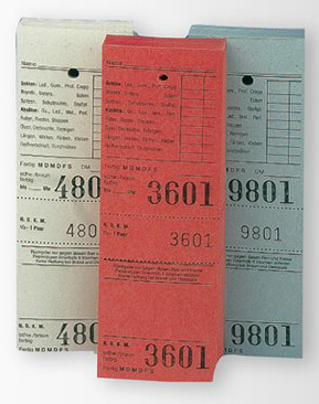 (image for) Repair Cards / Tickets 3 part 100/block